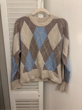 Abercrombie Argyle Madeline Sweater